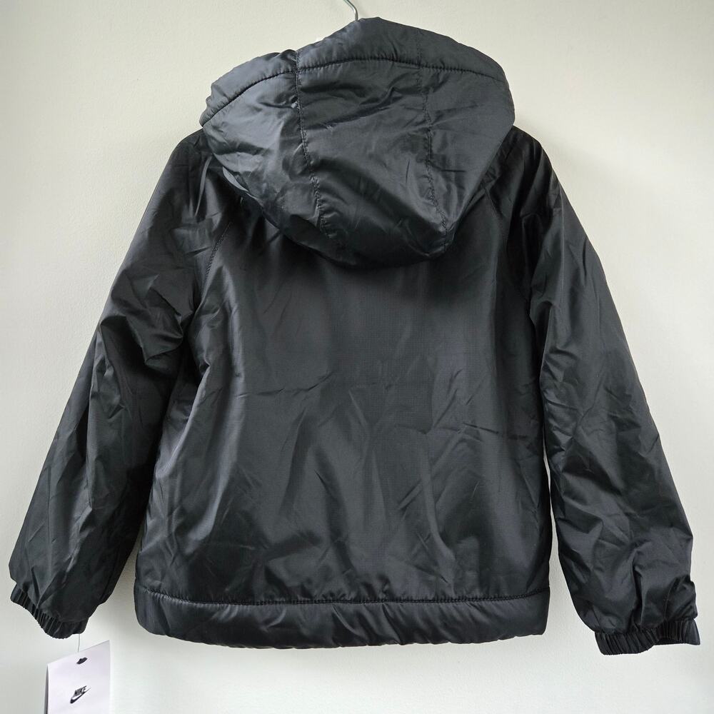 Nike NEW Toddler Boys Hooded Fleece Lined Lightweight Jacket $65 SIZE 4T NWT - Picture 3 of 10